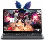 MALLRACE Laptop Computer,15.6'' FHD Display Laptop with AMD Ryzen 7 5825U Processor(8C/16T,Up to 4.5Hz), 16GB DDR4x2 512GB SSD Notebook Computer with Numeric Keyboard, WIFI6