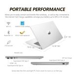 HP 2025 17 Inch Laptop Touchscreen, 17.3 Touchscreen Laptop, AMD Ryzen 5(6-Cores), 64GB RAM 1TB SSD, Windows 11 Pro, 10-Key Number Pad, Copilot Key