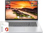 HP 17 Laptop Computer, with Office Lifetime License, 17.3" FHD Display, AMD Ryzen 5 7430U (Beats i7-1165G7, Up to 4.3 GHz), 32 GB RAM, 2 TB SSD, Wi-Fi 6, HDMI, Webcam, Windows 11 Pro, w/Accessories