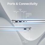 HP 2025 New 17 inch Laptop Computer • 64GB RAM • 2TB SSD • AMD Ryzen 5 Processor (6-Cores) • 10-Key Number Pad • Long Battery Life • w/WOWPC Recovery USB • Windows 11 Pro with Microsoft Office