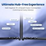 Dell Inspiron 15 Touchscreen Laptop - 15.6" Anti Glare FHD Display - 13th Gen Intel Core i7-1355U - 32 GB RAM - 1 TB SSD - Windows 11 Pro - Office Pro Lifetime - w/Hoouwrd Accessories