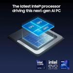 Samsung 15.6" Galaxy Book5 360 Copilot+ PC, AI Business Laptop, Windows 11 Pro, Intel Core Ultra 7 Processor 256V, FHD AMOLED Touchscreen, 16GB/512GB, 2025 Model, NP754QHA-KA2US, Gray