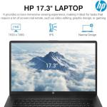 HP 17 Inch Laptop Computer, FHD IPS 17.3 Laptop PC, Intel Core i5 (10-Core), Windows 11 | 10 Key Number Pad | 64GB RAM 2TB SSD