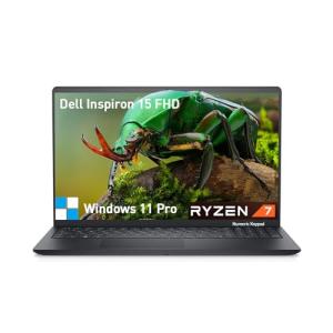 Dell Inspiron 15 3000 Laptop Computer PC, FHD 15.6 Laptop Notebook, AMD Ryzen 7, Windows 11 Pro, 32GB RAM 1TB SSD, 10-Key