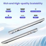 jumper 16 Inch Laptop Computer, 12GB RAM 640GB Storage, 5305U Processor, 1200p IPS FHD Display, WiFi-5, USB-A&C, HDMI, 38Wh Battery, Cooling System, for Business and Students.