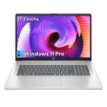 HP 17.3 Laptop for Business & Student - Windows 11 Pro • 17.3" HD+ Display • Intel 8-Core i3-N305(Beat i5-1135G7) • 32GB RAM + 2TB SSD • Wi-Fi 6 • Copilot +PC • Full-Size Keyboard