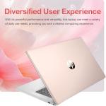 HP Essential Business Laptop | 17.3" HD+ Touchscreen | Intel Core i5-1334U | 32GB RAM | 1TB SSD | Wi-Fi 6 | Backlit KB | Webcam | FP Reader | Windows 11 Pro | Gold | Bundle with PCO Laptop Cooler