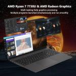 HP Business and Study Laptop 2025 Updated, 15.6" FHD, AMD Ryzen 7 7730U (32GB RAM | 2TB SSD), Numeric Keypad, Webcam, Windows 11 Pro+ Copilot AI, WiFi 6& Bluetooth with 5-in-1 Accessory Kit Box