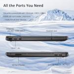 HP 15.6 Inch Business Laptop with Microsoft Office on the Web, Powerful 13th Intel Core i3 Processor (Beats i7-1165G7), 32GB RAM, 1TB SSD(512GB SSD+500 GB External), Windows 11 Pro, WOWPC 3 in 1