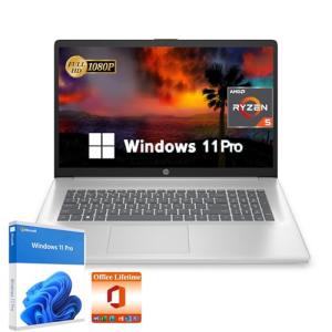 HP 17.3" FHD Laptop with Office License, 64GB RAM