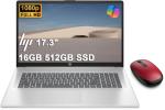 HP 17.3" FHD Laptop with Bluetooth Mouse