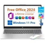 HP 15.6" Laptop with Office 2024 and Touchscreen