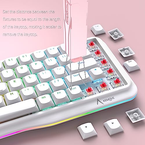 KEMOVE P10 2-in-1 Keycap Puller - Pink