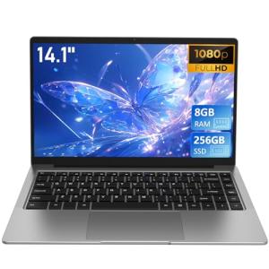 Auusda 14.1" FHD Lightweight Laptop with 8GB RAM