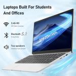 Auusda 14.1" FHD Lightweight Laptop with 8GB RAM