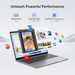 EYY 15.6" Laptop with 8GB RAM and 256GB SSD