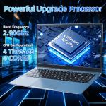 Naclud 15.6" Laptop with 12GB RAM, 512GB SSD
