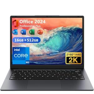 AE86 Ultra-Thin 14.1" 2K Windows 11 Laptop