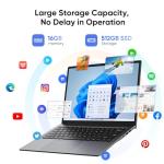 AE86 Ultra-Thin 14.1" 2K Windows 11 Laptop