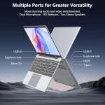 Gezoon 15.6" Ultra-Thin 2K FHD Laptop