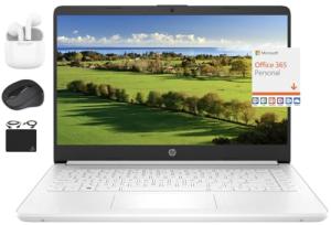 HP 14" Lightweight Laptop for Students and Work