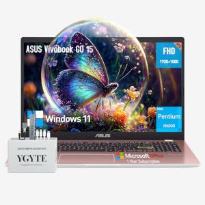 Asus Vivobook Go 15 Pink Lightweight Laptop