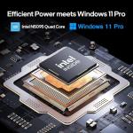 UOWAMOU 15.6-inch Lightweight Laptop with Fingerprint Security