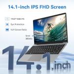 Gezoon 14" Laptop, Intel Celeron, 8GB RAM