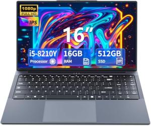 16-Inch i5 Gaming Laptop with 16GB RAM