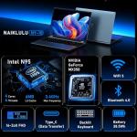 NAIKLULU 16" Gaming Laptop with MX350 Graphics