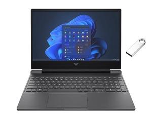 HP Victus 15.6" Gaming Laptop Bundle with USB Drive
