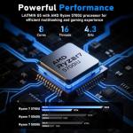 2025 15.6" Gaming Laptop with Ryzen 7 and 32GB RAM