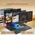 KUMNOSAL 2025 Gaming Laptop with 16GB RAM