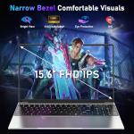 NAIKLULU 15.6" Gaming Laptop with 32GB RAM