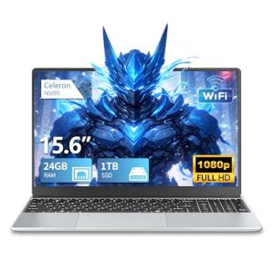 15.6-Inch Gaming Laptop with 24GB RAM and 1TB SSD