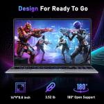 NAIKLULU 15.6" Gaming Laptop with 32GB RAM