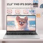 NEOBIHIER 15.6" FHD Gaming Laptop with RGB Keyboard