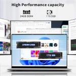 15.6-Inch Gaming Laptop with 24GB RAM and 1TB SSD