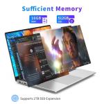 NIAKUN 16-Inch Gaming Laptop with Backlit Keyboard