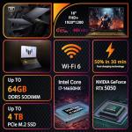 ASUS TUF F16 Gaming Laptop Bundle with Backpack