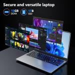 CHIFUYOU 16" Gaming Laptop with Backlit Keyboard