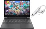 HP Victus 15.6" Gaming Laptop Bundle with USB Hub