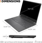 HP Victus 15.6" Gaming Laptop Bundle with USB Hub