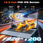 KUMNOSAL 2025 Gaming Laptop with 15.3 Inch Screen