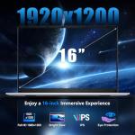 FUNYET 16-Inch Gaming Laptop with 16GB RAM