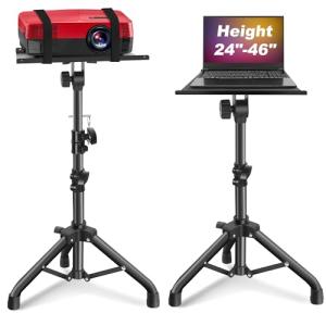 Adjustable Projector Stand for Laptops and DJ Gear