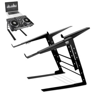 Pyle Adjustable Dual Laptop Stand - Black