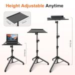 Adjustable Projector Stand for Laptops and DJ Gear