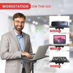 Adjustable PYLE-PRO DJ Laptop and Projector Stand