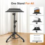 Adjustable Projector Stand for Laptops and DJ Gear